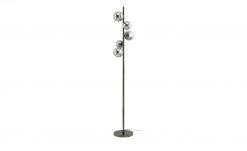 Meisterleuchten Stehleuchte, 5-flammig, schwarzchrom,Rauchglas -Innenleuchten Verkaufsladen 11685860 8 202207081237