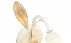 Wandleuchte, 1-flammig, weiß/ gold abgesetzt 7 Wandleuchte, 1-flammig, weiß/ gold abgesetzt -Innenleuchten Verkaufsladen 11685873 2 202009260316