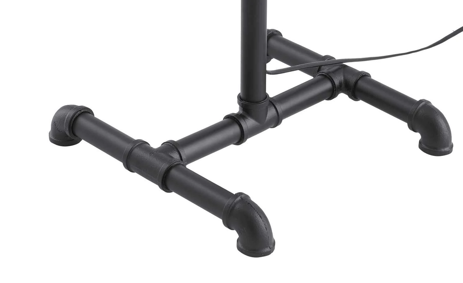 KHG Stehleuchte, 3-flammig, schwarz ´Wasserrohr` 5 KHG Stehleuchte, 3-flammig, schwarz ´Wasserrohr` – Bild 5