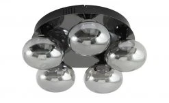 Meisterleuchten LED-Deckenleuchte, 5-flammig, schwarz/chrom -Innenleuchten Verkaufsladen 11685900 2 202108201245