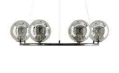 Meisterleuchten LED-Krone 6-flammig, schwarzchrom/Rauchglas -Innenleuchten Verkaufsladen 11685902 3 202107081239