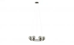 Meisterleuchten LED-Krone 6-flammig, schwarzchrom/Rauchglas -Innenleuchten Verkaufsladen 11685902 5 202107081239