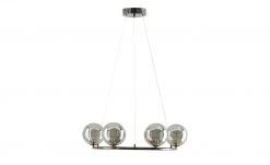 Meisterleuchten LED-Krone 6-flammig, schwarzchrom/Rauchglas -Innenleuchten Verkaufsladen 11685902 6 202107081239