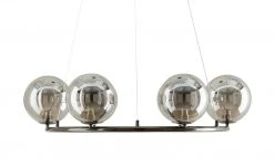 Meisterleuchten LED-Krone 6-flammig, schwarzchrom/Rauchglas -Innenleuchten Verkaufsladen 11685902 7 202202242232