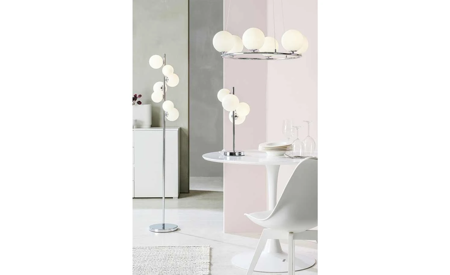 Meisterleuchten LED-Krone 6-flammig, chrom 2 Meisterleuchten LED-Krone 6-flammig, chrom – Bild 2