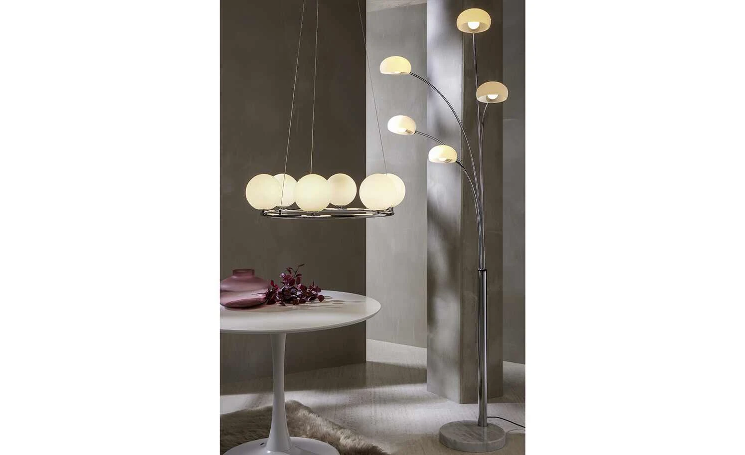 Meisterleuchten LED-Krone 6-flammig, chrom 1 Meisterleuchten LED-Krone 6-flammig, chrom