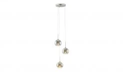 Meisterleuchten LED-Pendelleuchte, chrom Glas chromfarben beschichtet -Innenleuchten Verkaufsladen 11685905 6 202109141233