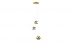 Meisterleuchten LED-Pendelleuchte, messing, Glas goldfarben beschichtet -Innenleuchten Verkaufsladen 11685906 1 202107292232