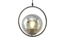 KHG Pendelleuchte, 1-flammig, schwarz-chrom mit Rauchglas 12 KHG Pendelleuchte, 1-flammig, schwarz-chrom mit Rauchglas -Innenleuchten Verkaufsladen 11685908 5 202107052232