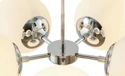 Meisterleuchten Pendelleuchte, 6-flammig, chrom/ Glaskugel -Innenleuchten Verkaufsladen 11685919 2 202107271302