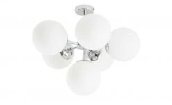 Meisterleuchten Deckenleuchte, 6-flammig, chrom/ Glaskugel -Innenleuchten Verkaufsladen 11685920 2 202108201246