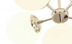 Meisterleuchten Deckenleuchte, 6-flammig, chrom/ Glaskugel -Innenleuchten Verkaufsladen 11685920 5 202109151233