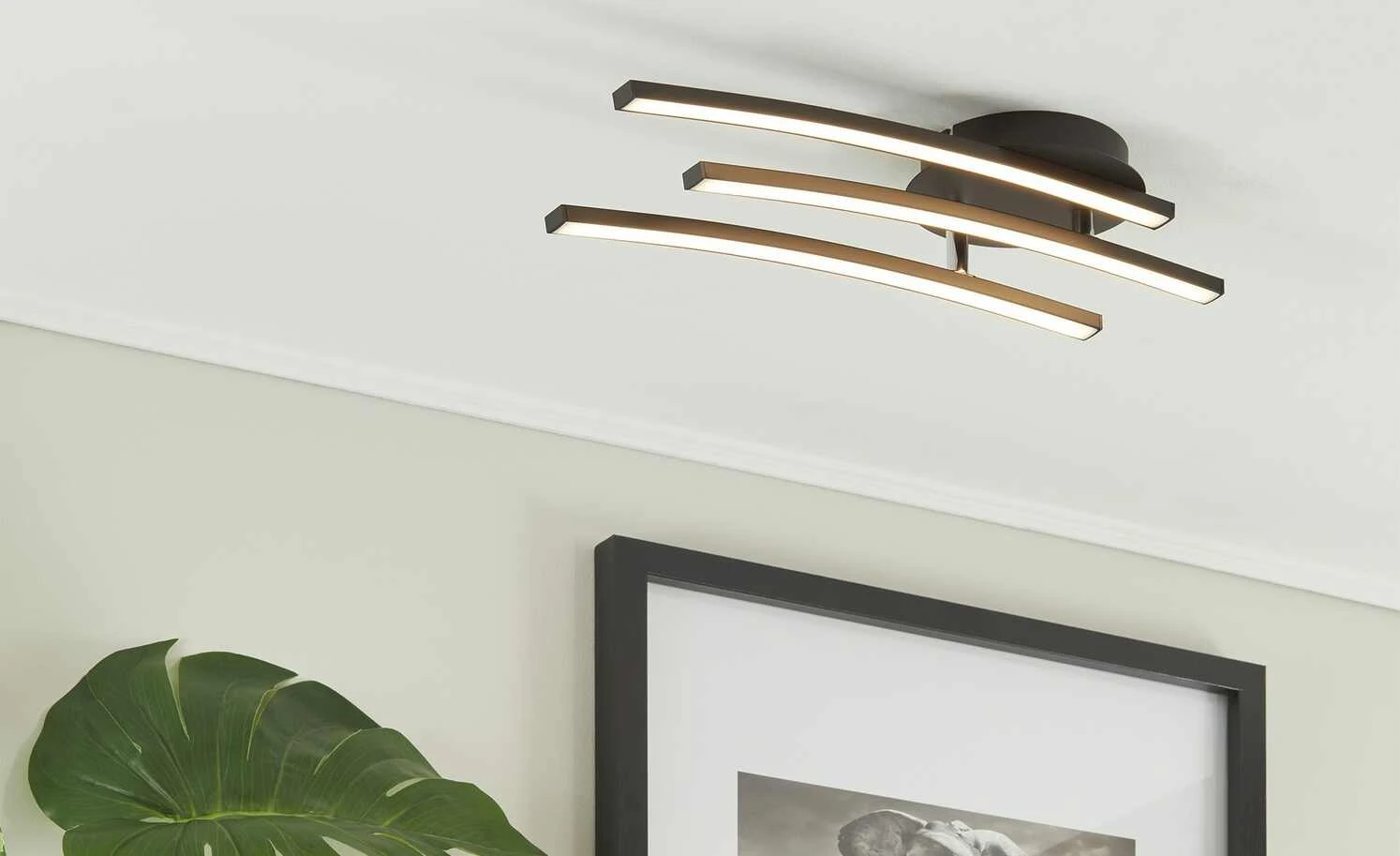 KHG LED-Deckenleuchte, 3-flammig, schwarz 1 KHG LED-Deckenleuchte, 3-flammig, schwarz