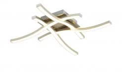 KHG LED-Deckenleuchte, 4-flammig, Nickel-matt, -Innenleuchten Verkaufsladen 11685934 1 202107202233