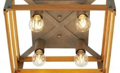 Trio Deckenleuchte, 4-flammig, Paletten-Optik -Innenleuchten Verkaufsladen 11685974 1 202012032240