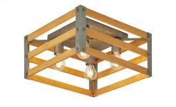 Trio Deckenleuchte, 4-flammig, Paletten-Optik -Innenleuchten Verkaufsladen 11685974 3 202012032240