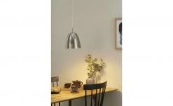 Fischer-Honsel Pendelleuchte, 1-flammig, Nickel matt antik