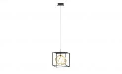 Fischer-Honsel LED-Pendelleuchte, schwarz/ Blattgold -Innenleuchten Verkaufsladen 11686060 1 202101112239