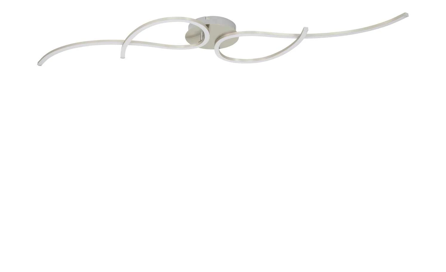 Paul Neuhaus LED-Deckenleuchte, 2-flammig, Nickel-matt, geschwungen 5 Paul Neuhaus LED-Deckenleuchte, 2-flammig, Nickel-matt, geschwungen – Bild 5