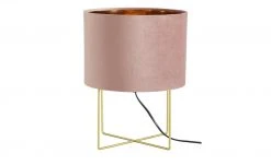 Fischer-Honsel Tischleuchte, 1-flammig, rose´Samt `klein´ | 32|cm Rosa -Innenleuchten Verkaufsladen 11686074 5 202102161239