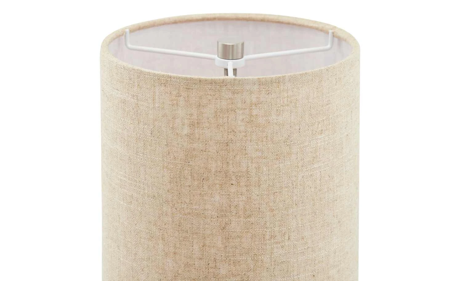 Fischer-Honsel Stehleuchte, Leinen-Schirm, sandfarben 3 Fischer-Honsel Stehleuchte, Leinen-Schirm, sandfarben – Bild 3