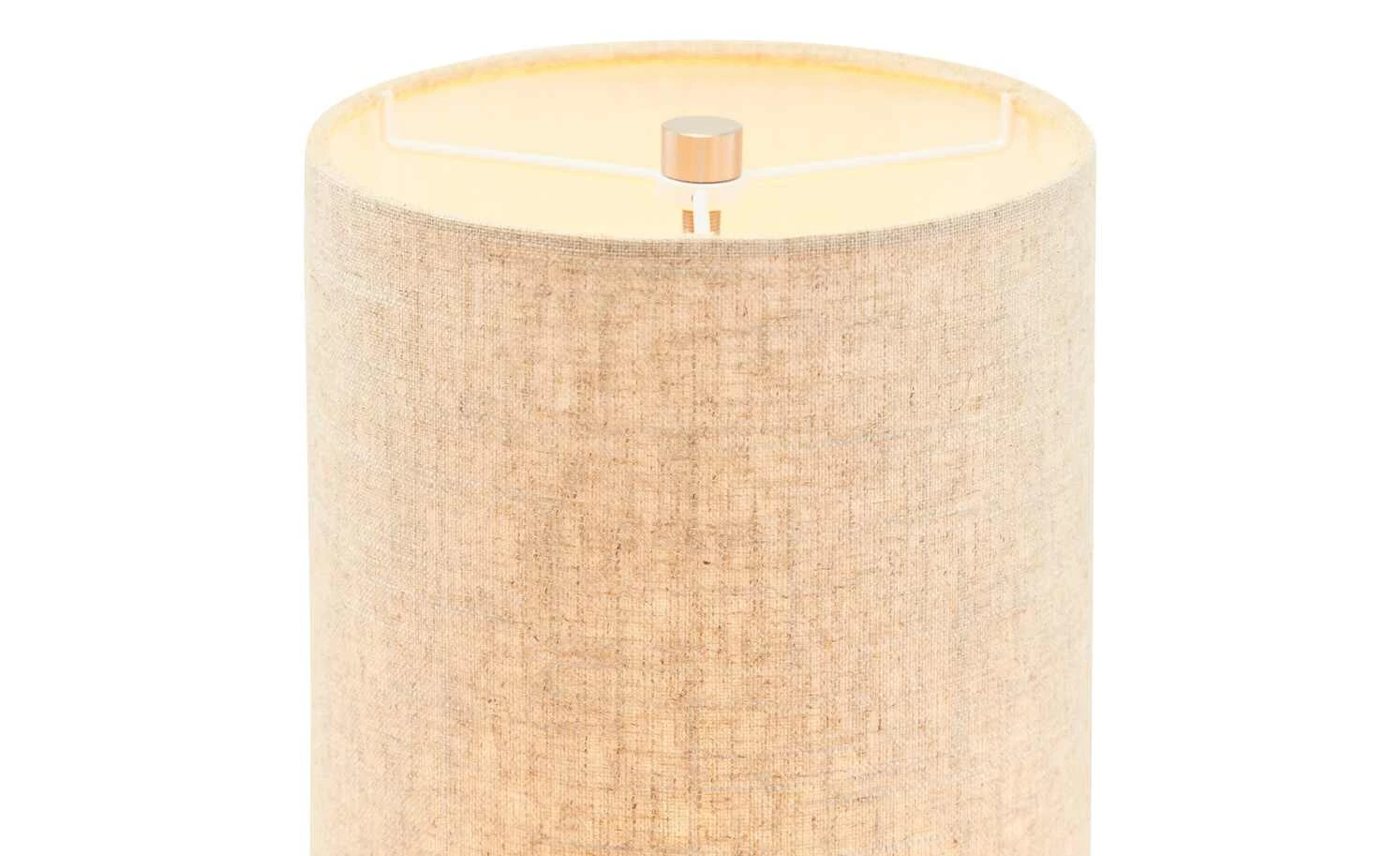 Fischer-Honsel Stehleuchte, Leinen-Schirm, sandfarben 4 Fischer-Honsel Stehleuchte, Leinen-Schirm, sandfarben – Bild 4