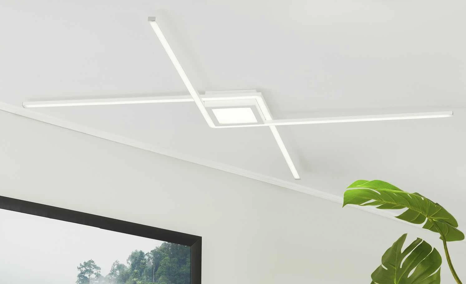 Trio LED-Deckenleuchte, weiß 1 Trio LED-Deckenleuchte, weiß