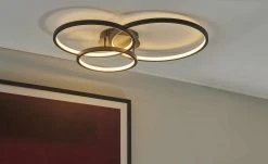 Trio Deckenleuchte, anthrazit, Kreise, WiZ-Connected | Schwarz -Innenleuchten Verkaufsladen 11686134 3 202102032234