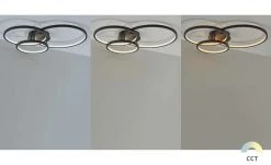 Trio Deckenleuchte, anthrazit, Kreise, WiZ-Connected | Schwarz -Innenleuchten Verkaufsladen 11686134 4 202102032234