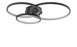 Trio Deckenleuchte, anthrazit, Kreise, WiZ-Connected | Schwarz -Innenleuchten Verkaufsladen 11686134 7 202102032234