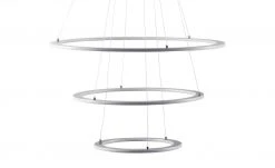Trio LED-Pendelleuchte, Nickel-matt, `Ringe` -Innenleuchten Verkaufsladen 11686142 10 202111052251