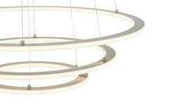 Trio LED-Pendelleuchte, Nickel-matt, `Ringe` -Innenleuchten Verkaufsladen 11686142 11 202111052251