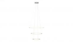 Trio LED-Pendelleuchte, Nickel-matt, `Ringe` -Innenleuchten Verkaufsladen 11686142 3 202101061731