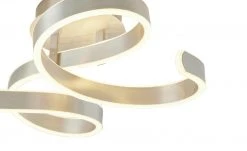 Trio LED-Deckenleuchte, 1-flammig, alufarben, geschwungen -Innenleuchten Verkaufsladen 11686144 2 202101112239