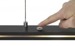 Trio LED-Pendelleuchte schwarz-matt -Innenleuchten Verkaufsladen 11686147 3 202103182233