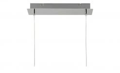 Wofi Pendelleuchte, 5-flammig, Stoffschirm grau/chrom -Innenleuchten Verkaufsladen 11686185 4 202101112239