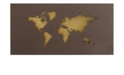 Wofi LED-Wandleuchte ´Landkarte` Blattgold-Optik -Innenleuchten Verkaufsladen 11686187 5 202103182233