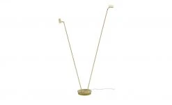 B-Leuchten LED-Stehleuchte, 2-flammig, messing-matt | messingfarben -Innenleuchten Verkaufsladen 11686205 2 202103051240