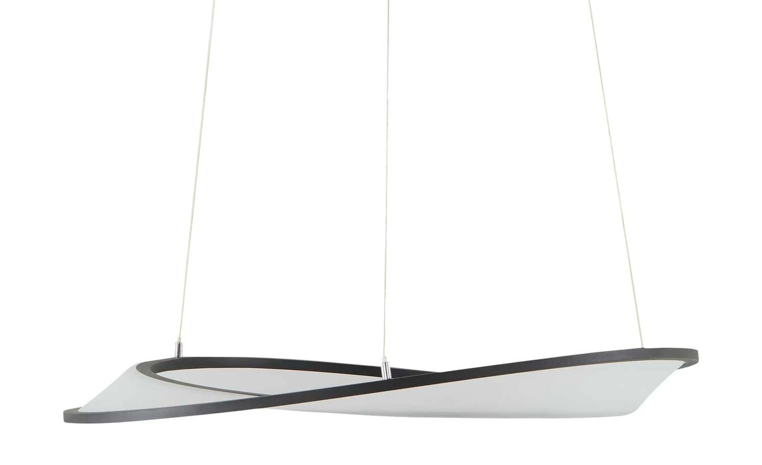 B-Leuchten LED-Pendelleuchte, schwarz/Acryl 1 B-Leuchten LED-Pendelleuchte, schwarz/Acryl