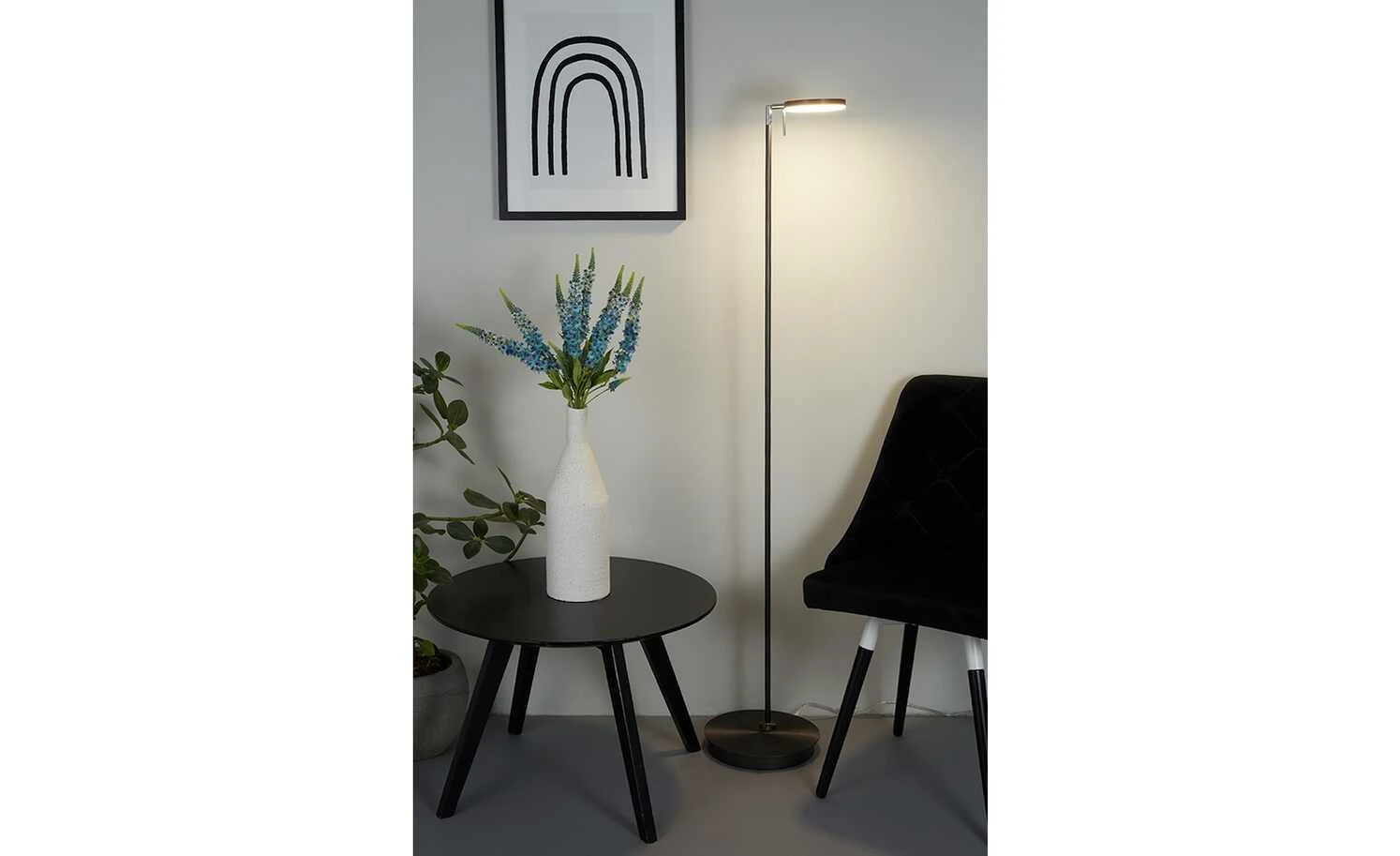 B-Leuchten LED-Stehleuchte, 1-flammig, anthrazit | Schwarz 2 B-Leuchten LED-Stehleuchte, 1-flammig, anthrazit | Schwarz – Bild 2