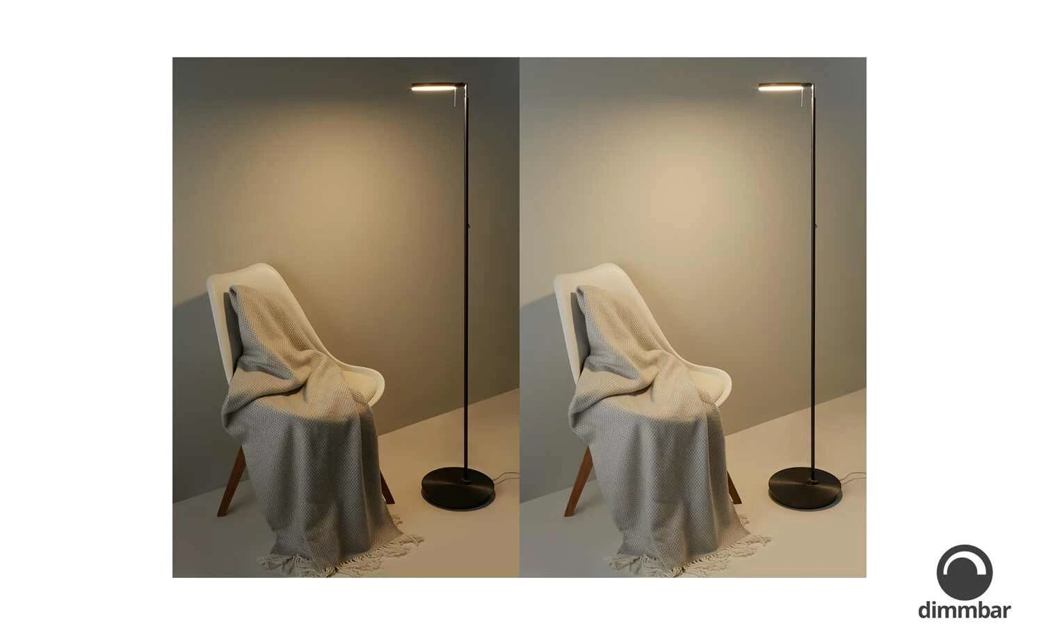 B-Leuchten LED-Stehleuchte, 1-flammig, anthrazit | Schwarz 1 B-Leuchten LED-Stehleuchte, 1-flammig, anthrazit | Schwarz