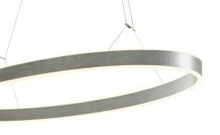 B-Leuchten LED-Pendelleuchte, anthrazit/silberfarben, oval -Innenleuchten Verkaufsladen 11686219 10 202112012235