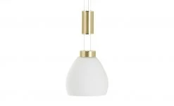 B-Leuchten LED-Pendelleuchte, 1-flammig, messing-matt | Goldfarben -Innenleuchten Verkaufsladen 11686223 11 202112232232