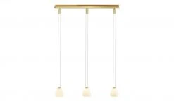 B-Leuchten LED-Pendelleuchte, 3-flammig, messing-matt -Innenleuchten Verkaufsladen 11686227 3 202112232232