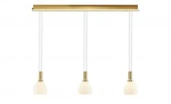 B-Leuchten LED-Pendelleuchte, 3-flammig, messing-matt -Innenleuchten Verkaufsladen 11686227 4 202112232232