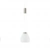 B-Leuchten LED-Pendelleuchte, 3-flammig, Nickel-matt