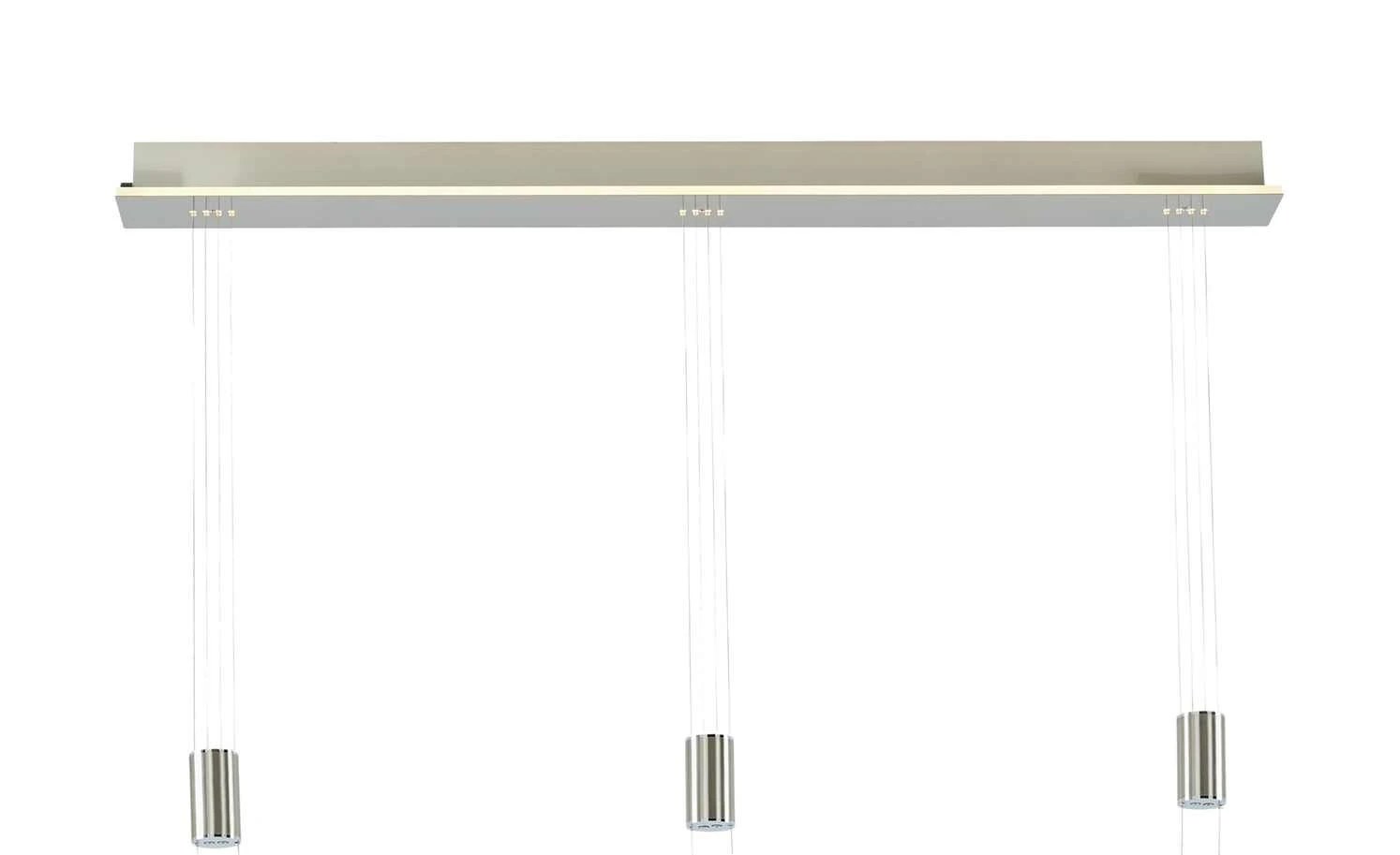 B-Leuchten LED-Pendelleuchte, 3-flammig, Nickel-matt 4 B-Leuchten LED-Pendelleuchte, 3-flammig, Nickel-matt – Bild 4