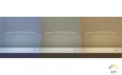 B-Leuchten LED-Pendelleuchte, aluminiumfarben