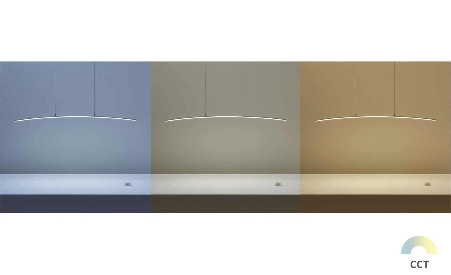 B-Leuchten LED-Pendelleuchte, aluminiumfarben 1 B-Leuchten LED-Pendelleuchte, aluminiumfarben