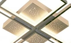 Fischer-Honsel LED-Deckenleuchte, alu/chrom -Innenleuchten Verkaufsladen 11686234 3 202101292237